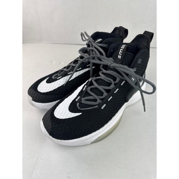 Nike Zoom rise TB mens BQ5468-001 Baskeball shoes black size 9.5 no insoles - Picture 1 of 10